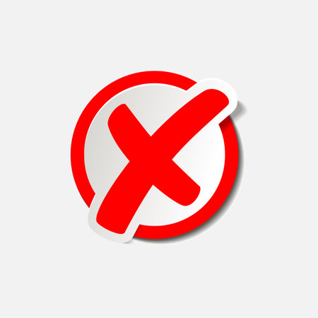 Sign, Symbol, Icon ban. Renouncement.のイラスト素材