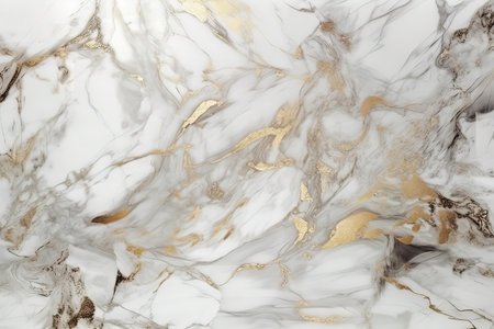 Luxury marble texture background white gold. natural stone material pattern. Generative AIの素材