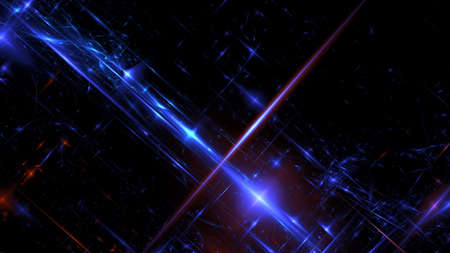 Abstract glowing geometric background. Modern digital technologies, an element of design and...