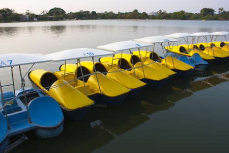 The boat variety of colorsの写真素材