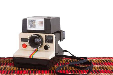 Relax with old camera 7の写真素材