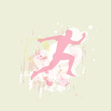 man runningのイラスト素材