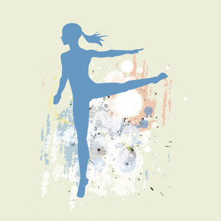 dancer balletのイラスト素材
