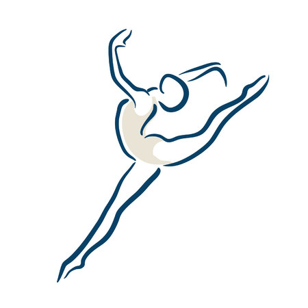 gymnastのイラスト素材