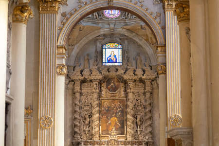 cathedral of lecce, puglia, italyの写真素材