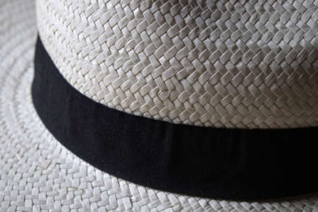 Summer straw hatの写真素材