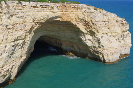 Hiking trail of the Sete Vales (seven valleys) in Lagoa. Algarve, Portugalの写真素材
