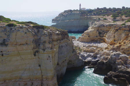 Hiking trail of the Sete Vales (seven valleys) in Lagoa. Algarve, Portugalの写真素材