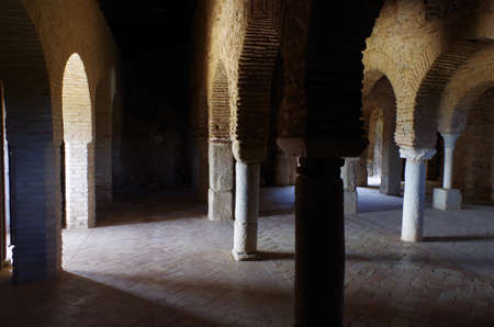 Mosque of Almonaster, a famous travel attraction in Huelva. Andalucia, Spainのeditorial素材