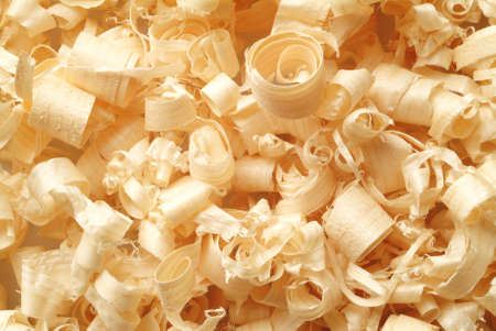 Wooden shaving textureの写真素材