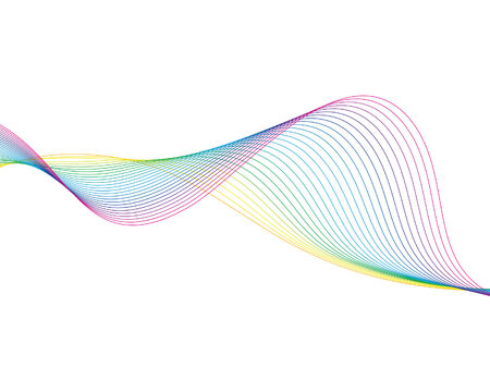 Colourful lines background on sea theme for design useのイラスト素材