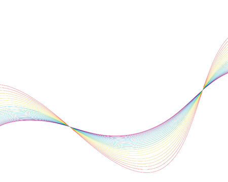 Colourful lines background on sea theme for design useのイラスト素材