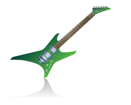 Pattern of color electric guitar for design useのイラスト素材