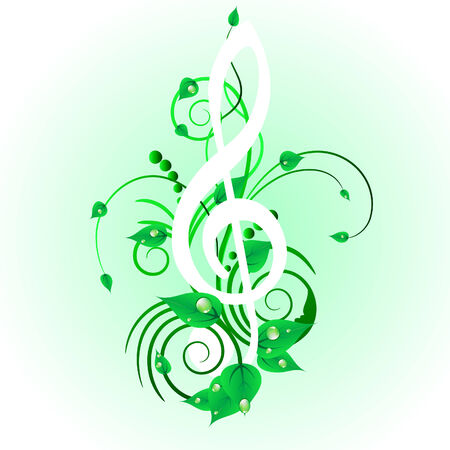 Grunge vector musical notes background for design useのイラスト素材