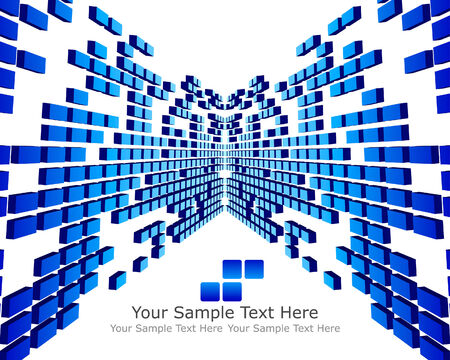 Abstract 3d checked  business background for use in web designのイラスト素材