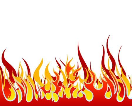 Inferno fire vector background for design useのイラスト素材
