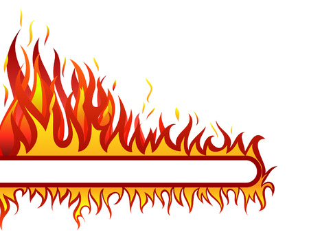 Inferno fire vector background for design useのイラスト素材