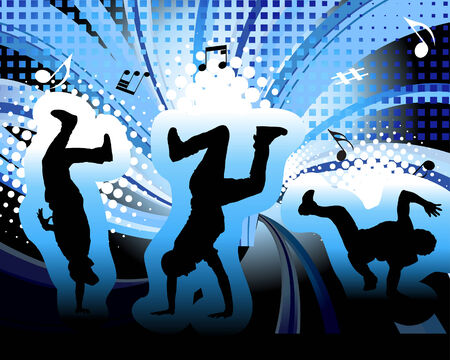 Dancer theme. Vector illustration for design use.のイラスト素材