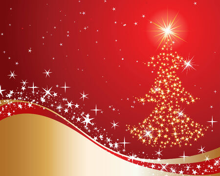 Beautiful vector Christmas (New Year) background for design useのイラスト素材