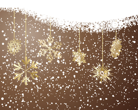 Beautiful vector Christmas (New Year) background for design useのイラスト素材