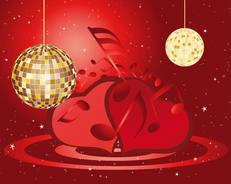 Abstract Valentine days background frame. Vector illustration.のイラスト素材