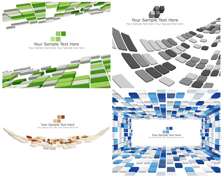 Abstract 3d checked  business background for use in web designのイラスト素材
