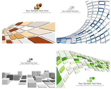 Abstract 3d checked  business background for use in web designのイラスト素材