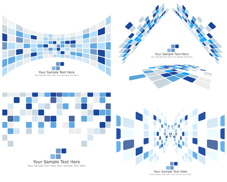 Abstract 3d checked  business background for use in web designのイラスト素材
