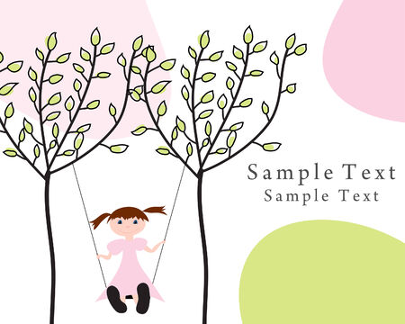 Abstract vector greetings card for design use.のイラスト素材