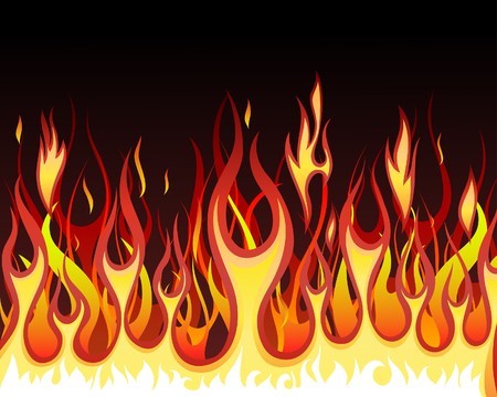 Inferno fire background for design useのイラスト素材