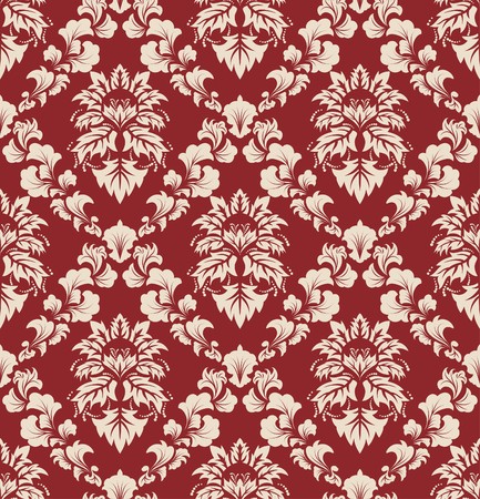 Damask seamless background.  For easy making seamless pattern just drag all group into swatches bar, and use it for filling any contours.のイラスト素材