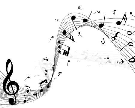 musical notes staff background for design use musical notes staff background for design use