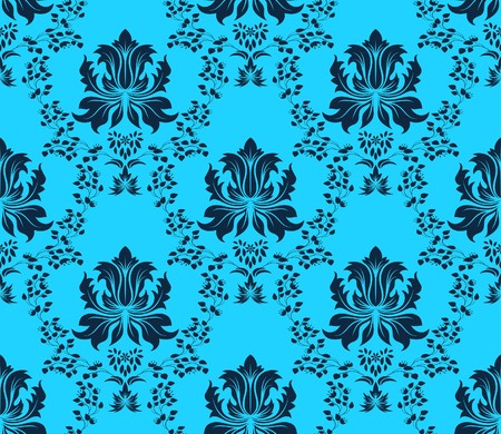 Damask seamless   pattern.  For easy making seamless pattern just drag all group into swatches bar, and use it for filling any contours.のイラスト素材