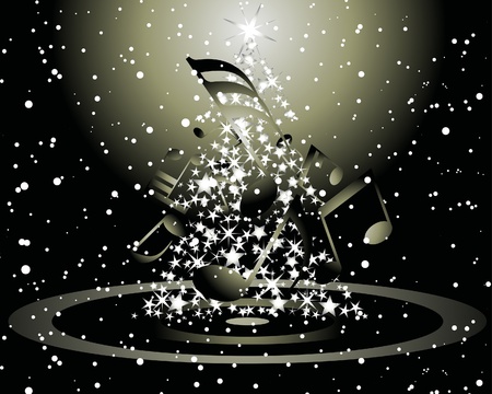 Beautiful vector Christmas (New Year) background for design useのイラスト素材