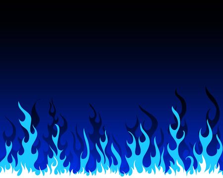 Inferno fire vector background for design useのイラスト素材