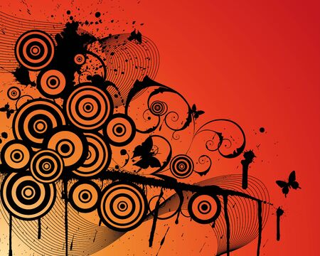 Abstract grunge vector background for design use. のイラスト素材