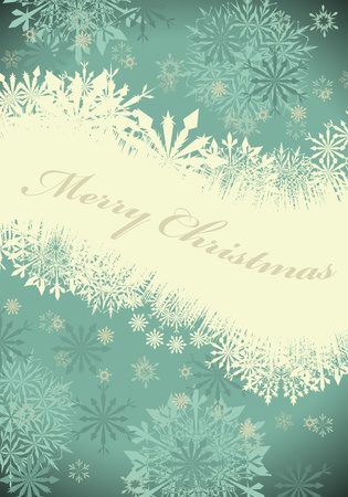 Vintage retro Christmas (New Year) card for design useのイラスト素材