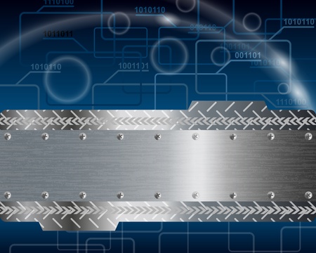 Technological blue background.illustration with transparency のイラスト素材