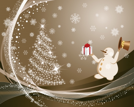 Christmas and New Year background. illustration.のイラスト素材