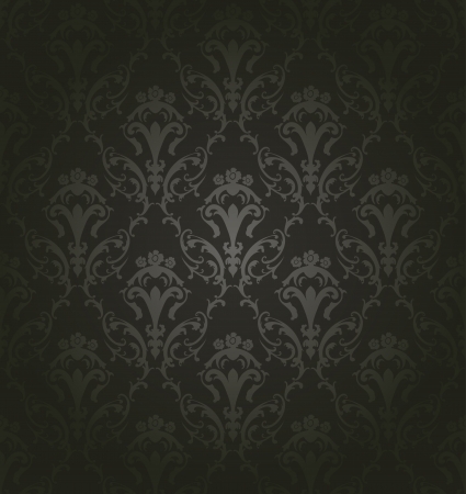 Damask seamless pattern. For easy making seamless pattern just drag all group into swatches bar, and use it for filling any contours. Fully editable illustration.のイラスト素材