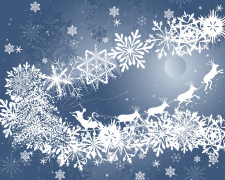 Beautiful Christmas (New Year) card. illustration.のイラスト素材