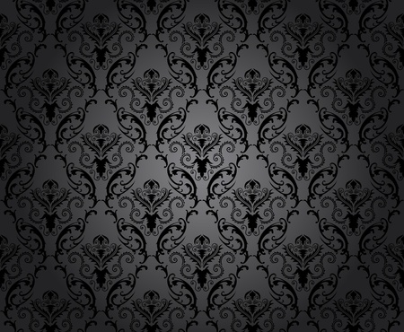 Damask seamless vector pattern   For easy making seamless pattern just drag all group into swatches bar, and use it for filling any contours のイラスト素材