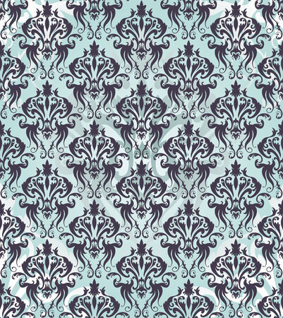 Damask seamless patternのイラスト素材