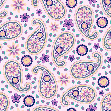 Oriental cucumbers seamless vector pattern.  For easy making seamless pattern just drag all group into swatches bar, and use it for filling any contours.のイラスト素材