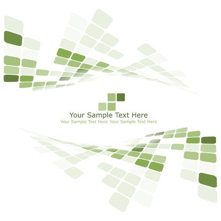Checkered background with text space. Ideal balanced colors in green tone. Suitable for creating business, technological and other designs. Vector illustration.のイラスト素材