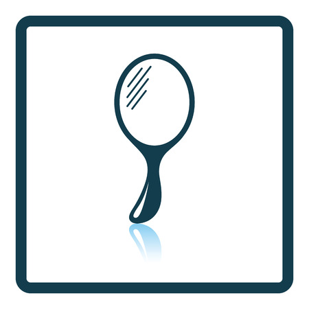 Hand-glass icon. Shadow reflection design. Vector illustration.のイラスト素材