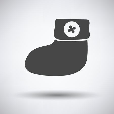 Baby bootie iconのイラスト素材