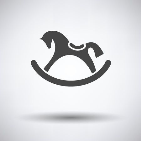 Rocking horse iconのイラスト素材