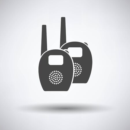 Baby radio monitor iconのイラスト素材