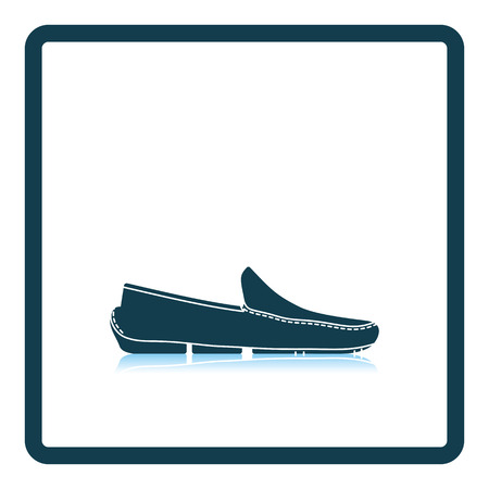 Moccasin icon. Shadow reflection design. Vector illustration.のイラスト素材